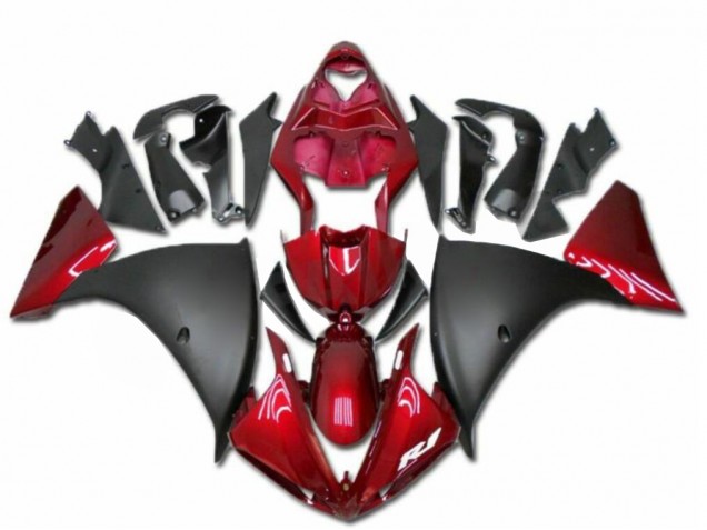 Red Black 2009-2011 Yamaha YZF R1 Motorcycle Fairings Red Black 2009-2011 Yamaha YZF R1 Motorcycle Fairings