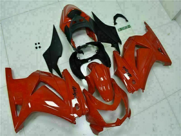 Red Black Ninja 2008-2012 Kawasaki EX250 Motorcycle Fairings Red Black Ninja 2008-2012 Kawasaki EX250 Motorcycle Fairings