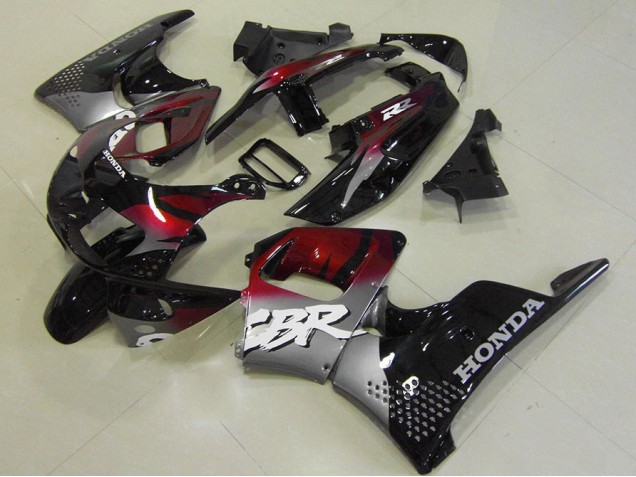 Red Black Silver 1996-1997 Honda CBR900RR 893 Motorcycle Fairings Red Black Silver 1996-1997 Honda CBR900RR 893 Motorcycle Fairings