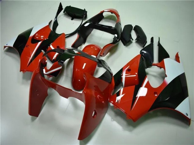 Red Black White 2000-2002 Kawasaki ZX6R Motorcycle Fairings Red Black White 2000-2002 Kawasaki ZX6R Motorcycle Fairings