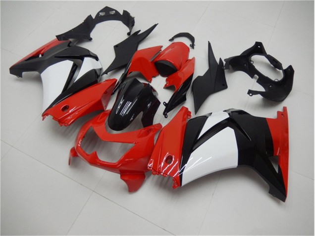 Red Black White 2008-2012 Kawasaki EX250 Motorcycle Fairings Red Black White 2008-2012 Kawasaki EX250 Motorcycle Fairings