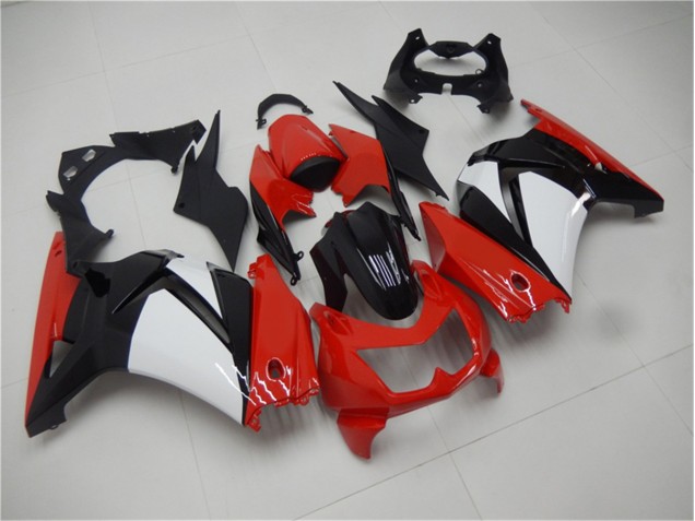 Red Black White 2008-2012 Kawasaki EX250 Motorcycle Fairings Red Black White 2008-2012 Kawasaki EX250 Motorcycle Fairings