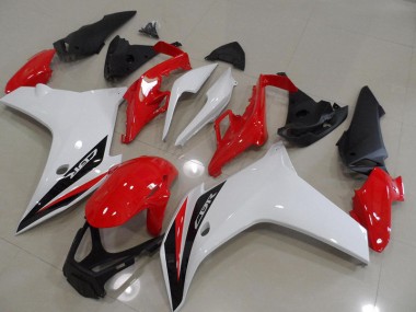 Red Black White 2011-2013 Honda CBR600F Motorcycle Fairings