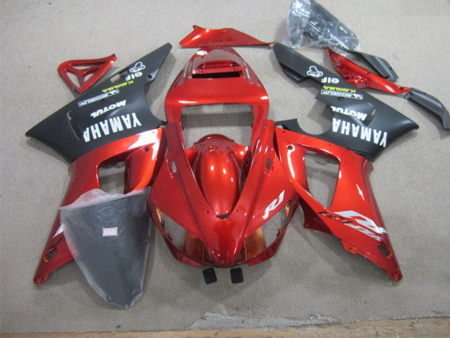 Red Black White Decal 1998-1999 Yamaha YZF R1 Motorcycle Fairings Red Black White Decal 1998-1999 Yamaha YZF R1 Motorcycle Fairings