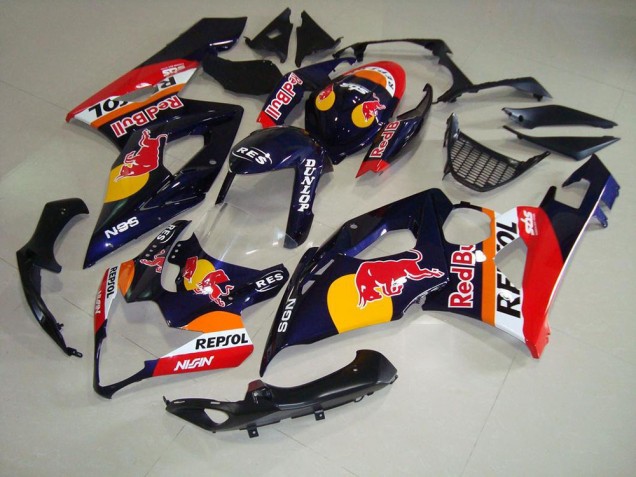 Red Bull Repsol 2005-2006 Suzuki GSXR 1000 Motorcycle Fairings