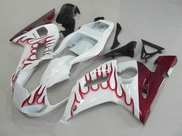 Red Flame 1998-2002 Yamaha YZF R6 Motorcycle Fairings Red Flame 1998-2002 Yamaha YZF R6 Motorcycle Fairings