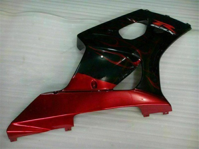 Red Flame 2003-2004 Suzuki GSXR 1000 Motorcycle Fairings Red Flame 2003-2004 Suzuki GSXR 1000 Motorcycle Fairings