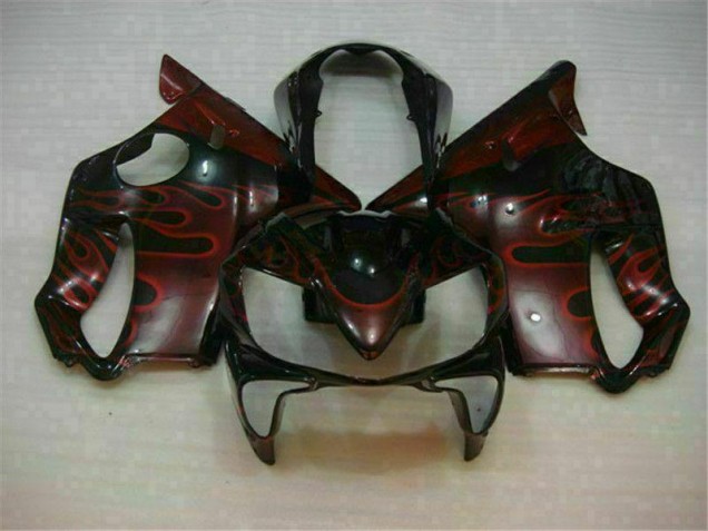 Red Flame 2004-2007 Honda CBR600 F4i Motorcycle Fairings Red Flame 2004-2007 Honda CBR600 F4i Motorcycle Fairings
