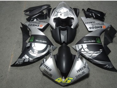 Red Flame 2009-2011 Yamaha YZF R1 Motorcycle Fairings