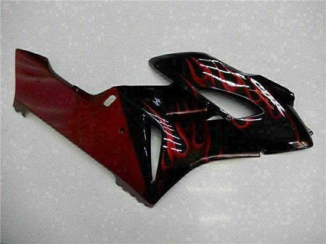Red Flame Black 2004-2005 Honda CBR1000RR Motorcycle Fairings Red Flame Black 2004-2005 Honda CBR1000RR Motorcycle Fairings
