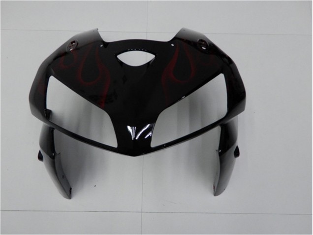 Red Flame Black 2005-2006 Honda CBR600RR Motorcycle Fairings Red Flame Black 2005-2006 Honda CBR600RR Motorcycle Fairings