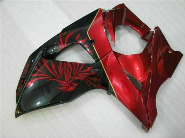 Red Flame Black 2009-2016 Suzuki GSXR 1000 Motorcycle Fairings Red Flame Black 2009-2016 Suzuki GSXR 1000 Motorcycle Fairings