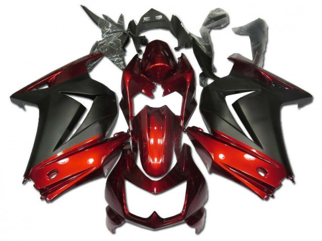 Red Grey 2008-2012 Kawasaki EX250 Motorcycle Fairings Red Grey 2008-2012 Kawasaki EX250 Motorcycle Fairings