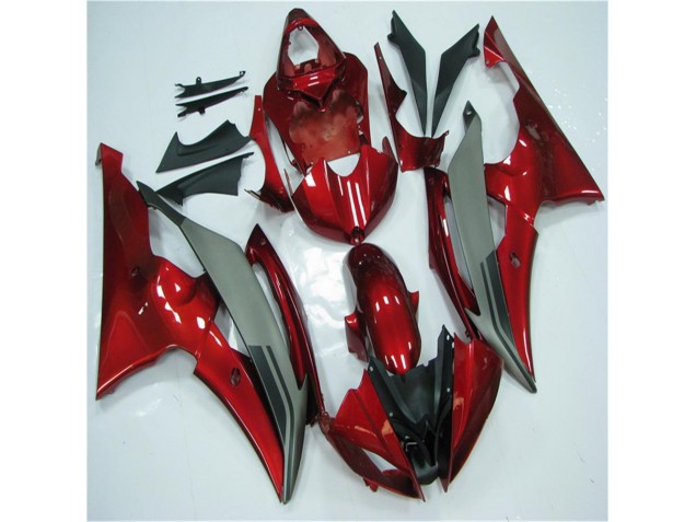 Red Grey 2008-2016 Yamaha YZF R6 Motorcycle Fairings Red Grey 2008-2016 Yamaha YZF R6 Motorcycle Fairings