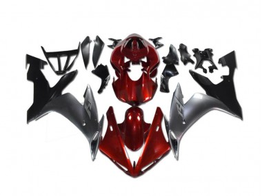 Red Grey Black 2002-2003 Yamaha YZF R1 Motorcycle Fairings