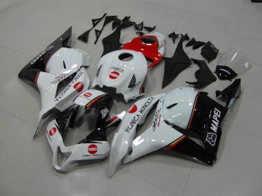 Red Konica Minolta 2009-2012 Honda CBR600RR Motorcycle Fairings