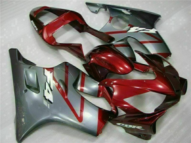 Red Silver 2001-2003 Honda CBR600 F4i Motorcycle Fairing Red Silver 2001-2003 Honda CBR600 F4i Motorcycle Fairing