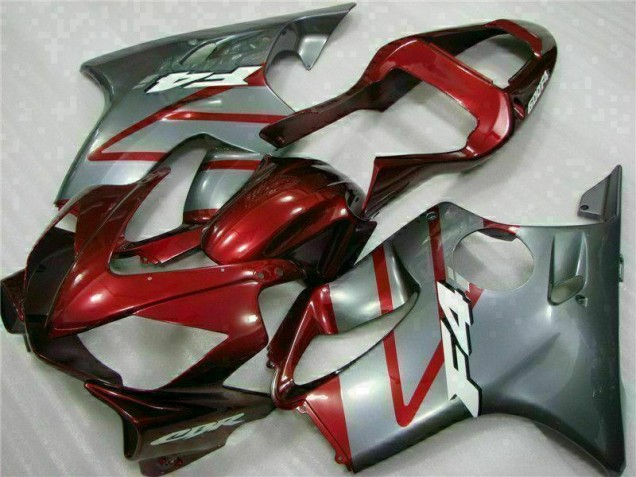 Red Silver 2001-2003 Honda CBR600 F4i Motorcycle Fairing Red Silver 2001-2003 Honda CBR600 F4i Motorcycle Fairing