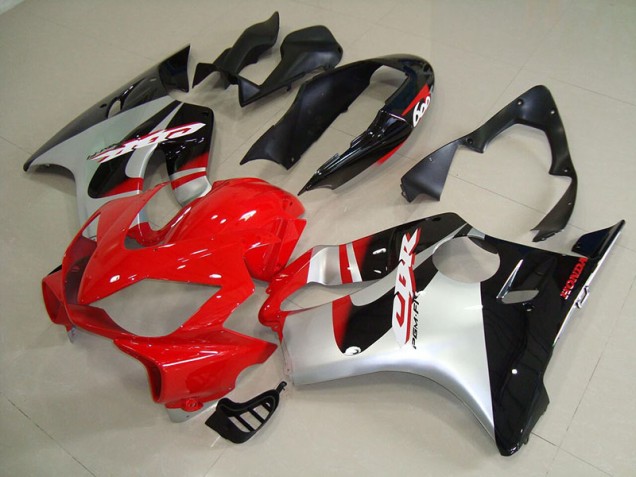 Red Silver 2004-2007 Honda CBR600 F4i Motorcycle Fairings Red Silver 2004-2007 Honda CBR600 F4i Motorcycle Fairings