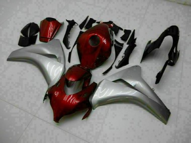 Red Silver 2008-2011 Honda CBR1000RR Motorcycle Bodywork