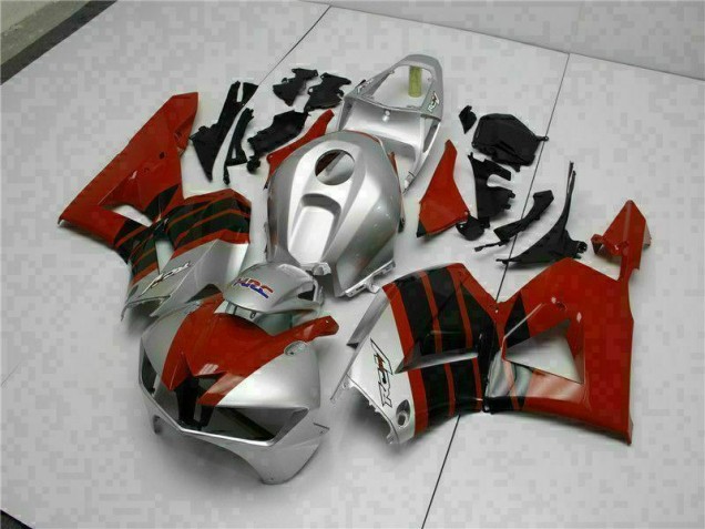 Red Silver 2013-2021 Honda CBR600RR Motorcycle Fairings Red Silver 2013-2021 Honda CBR600RR Motorcycle Fairings