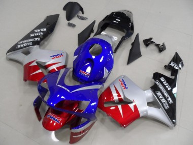 Red Silver Blue 2003-2004 Honda CBR600RR Motorcycle Fairings
