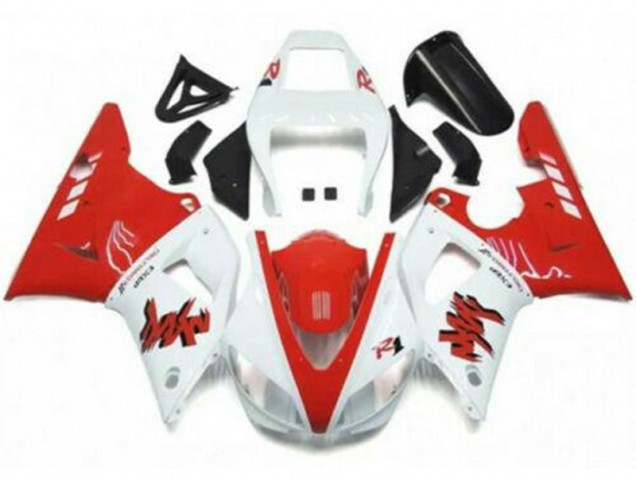 Red White 1998-1999 Yamaha YZF R1 Motorcycle Fairings Red White 1998-1999 Yamaha YZF R1 Motorcycle Fairings