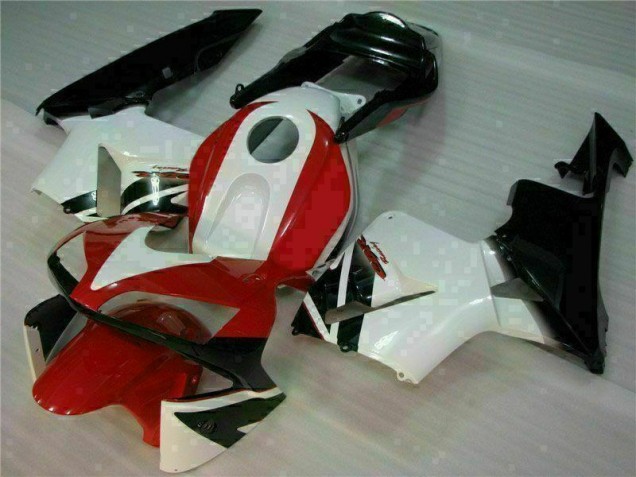 Red White 2003-2004 Honda CBR600RR Motorcycle Fairings Red White 2003-2004 Honda CBR600RR Motorcycle Fairings