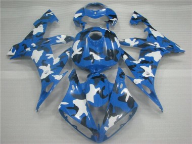 Red White 2004-2006 Yamaha YZF R1 Motorcycle Fairings
