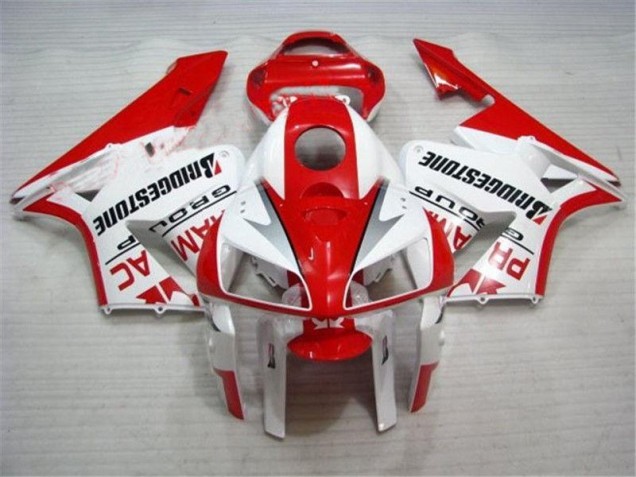 Red White 2005-2006 Honda CBR600RR Motorcycle Fairing Kits Red White 2005-2006 Honda CBR600RR Motorcycle Fairing Kits