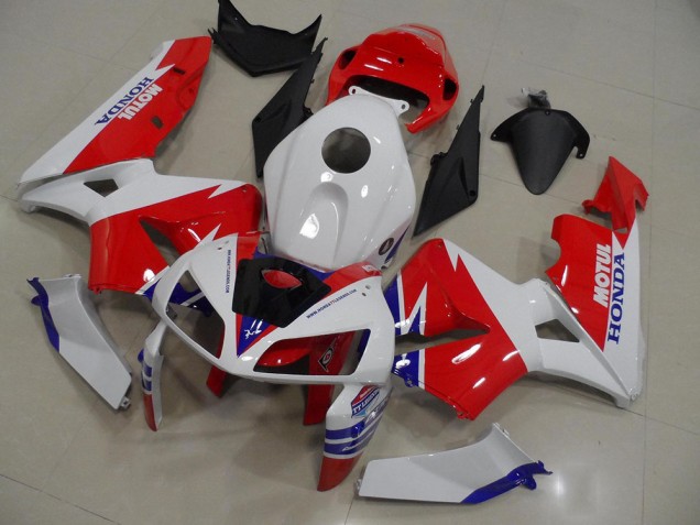 Red White 2005-2006 Honda CBR600RR Motorcycle Fairing Red White 2005-2006 Honda CBR600RR Motorcycle Fairing