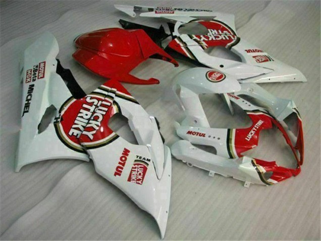 Red White 2005-2006 Suzuki GSXR 1000 Motorcycle Fairing Red White 2005-2006 Suzuki GSXR 1000 Motorcycle Fairing