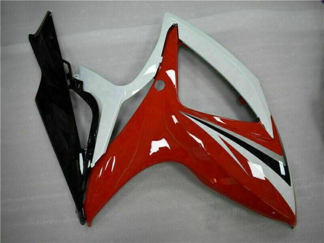 Red White 2006-2007 Suzuki GSXR 600/750 Motorcycle Fairing