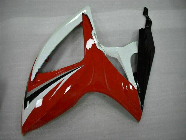 Red White 2006-2007 Suzuki GSXR 600/750 Motorcycle Fairing