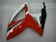 Red White 2006-2007 Suzuki GSXR 600/750 Motorcycle Fairing