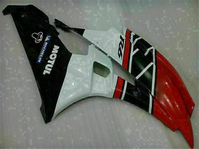 Red White 2006-2007 Yamaha YZF R6 Aftermarket Motorcycle Fairings Red White 2006-2007 Yamaha YZF R6 Aftermarket Motorcycle Fairings