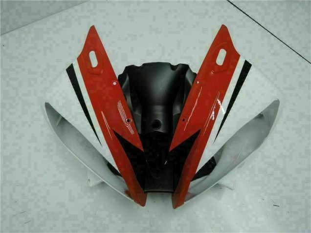Red White 2006-2007 Yamaha YZF R6 Motorcycle Fairing Kits Red White 2006-2007 Yamaha YZF R6 Motorcycle Fairing Kits