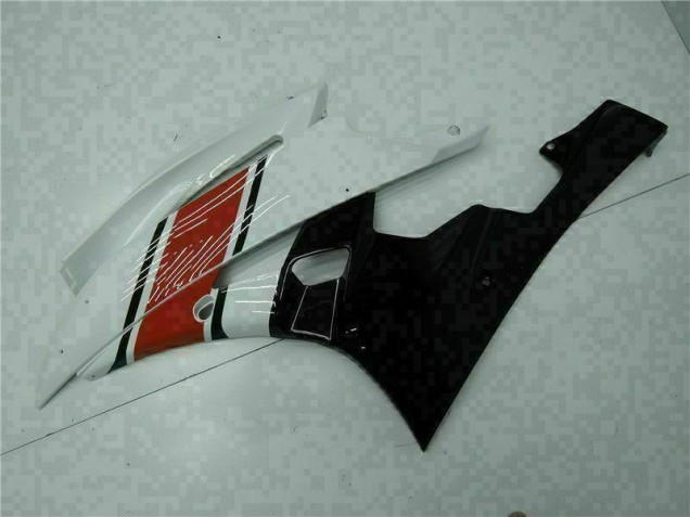 Red White 2006-2007 Yamaha YZF R6 Motorcycle Fairing Kits Red White 2006-2007 Yamaha YZF R6 Motorcycle Fairing Kits