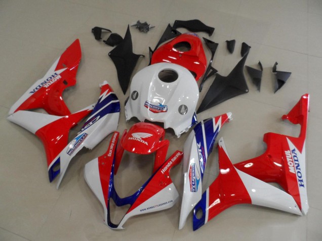 Red White 2007-2008 Honda CBR600RR Motorcycle Bodywork Red White 2007-2008 Honda CBR600RR Motorcycle Bodywork