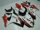 Red White 2007-2008 Suzuki GSXR 1000 Motorcycle Fairing Red White 2007-2008 Suzuki GSXR 1000 Motorcycle Fairing
