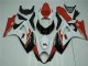Red White 2007-2008 Suzuki GSXR 1000 Motorcycle Fairing Red White 2007-2008 Suzuki GSXR 1000 Motorcycle Fairing