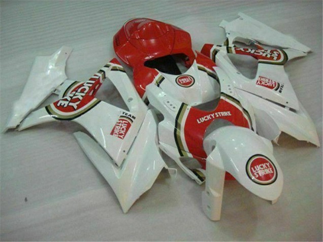 Red White 2007-2008 Suzuki GSXR 1000 Motorcycle Fairings Red White 2007-2008 Suzuki GSXR 1000 Motorcycle Fairings