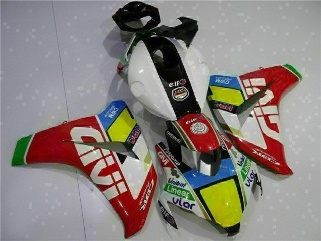 Red White 2008-2011 Honda CBR1000RR Motorcycle Fairing & Bodywork