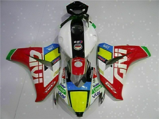 Red White 2008-2011 Honda CBR1000RR Motorcycle Fairing & Bodywork