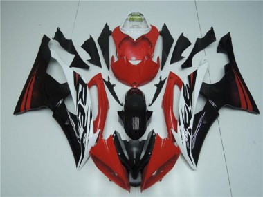 Red White 2008-2016 Yamaha YZF R6 Motorcycle Fairing