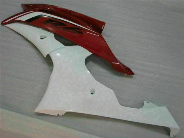 Red White 2008-2016 Yamaha YZF R6 Motorcycle Fairings Red White 2008-2016 Yamaha YZF R6 Motorcycle Fairings