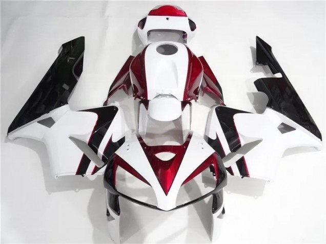 Red White Black 2005-2006 Honda CBR600RR Motorcycle Fairing Red White Black 2005-2006 Honda CBR600RR Motorcycle Fairing