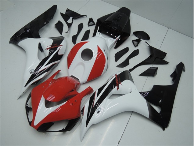 Red White Black 2006-2007 Honda CBR1000RR Motorcycle Fairing Red White Black 2006-2007 Honda CBR1000RR Motorcycle Fairing