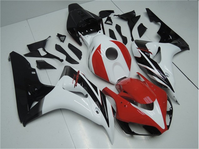 Red White Black 2006-2007 Honda CBR1000RR Motorcycle Fairing Red White Black 2006-2007 Honda CBR1000RR Motorcycle Fairing
