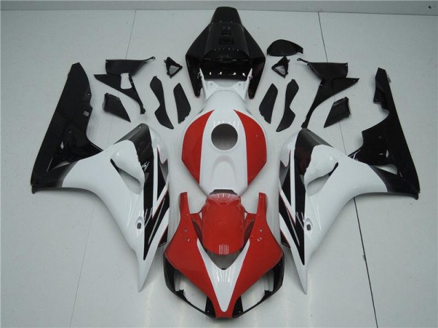 Red White Black 2006-2007 Honda CBR1000RR Motorcycle Fairing Red White Black 2006-2007 Honda CBR1000RR Motorcycle Fairing